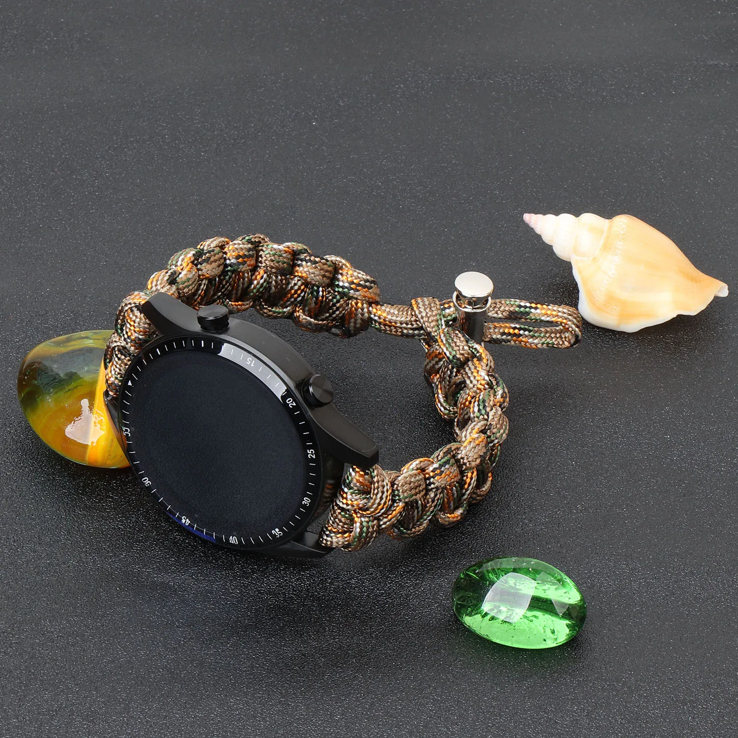 

20mm 22mm Nylon Band for Samsung Galaxy Watch Active 2 3 Gear S2 Camouflage Outdoor Bracelet Strap for Huawei GT Amazfit Bip