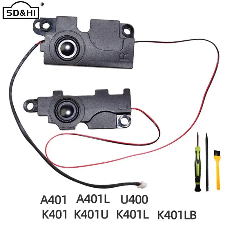 1 пара левый и правый динамик для ноутбука с отверткой для ASUS K401U A401L K401 A401 K401L K401LB U400