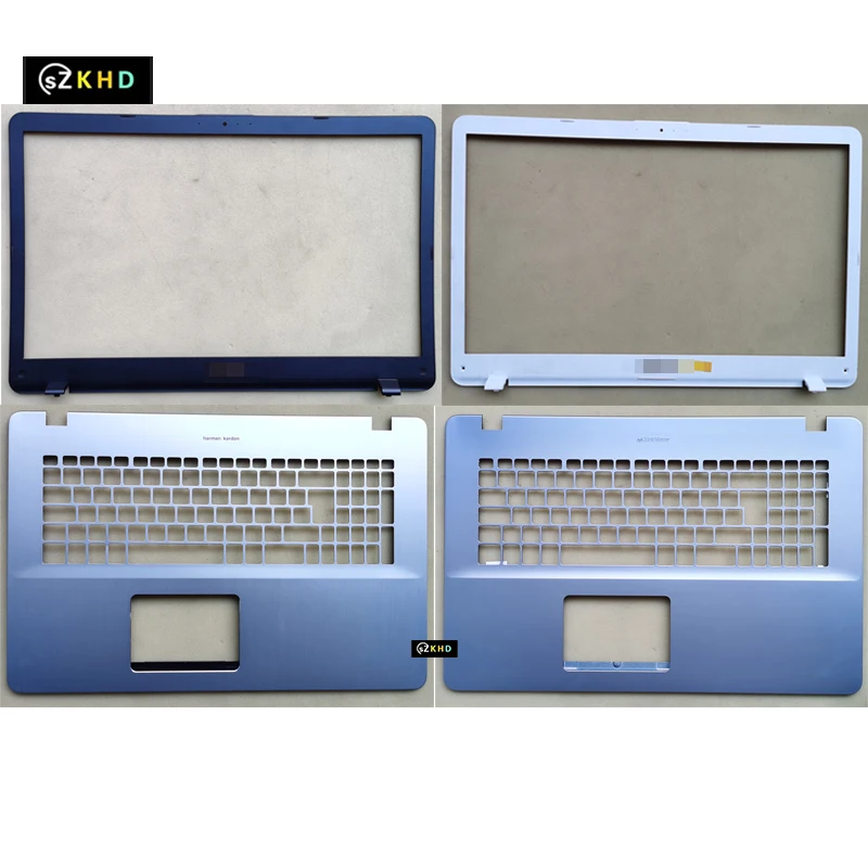 

Новинка для ASUS X705, N705U, X705Q, R702Q, металлическая пластиковая задняя крышка ЖК-дисплея, рамка, Упор для рук, верхняя фотоклавиатура, большая петля для клавиш
