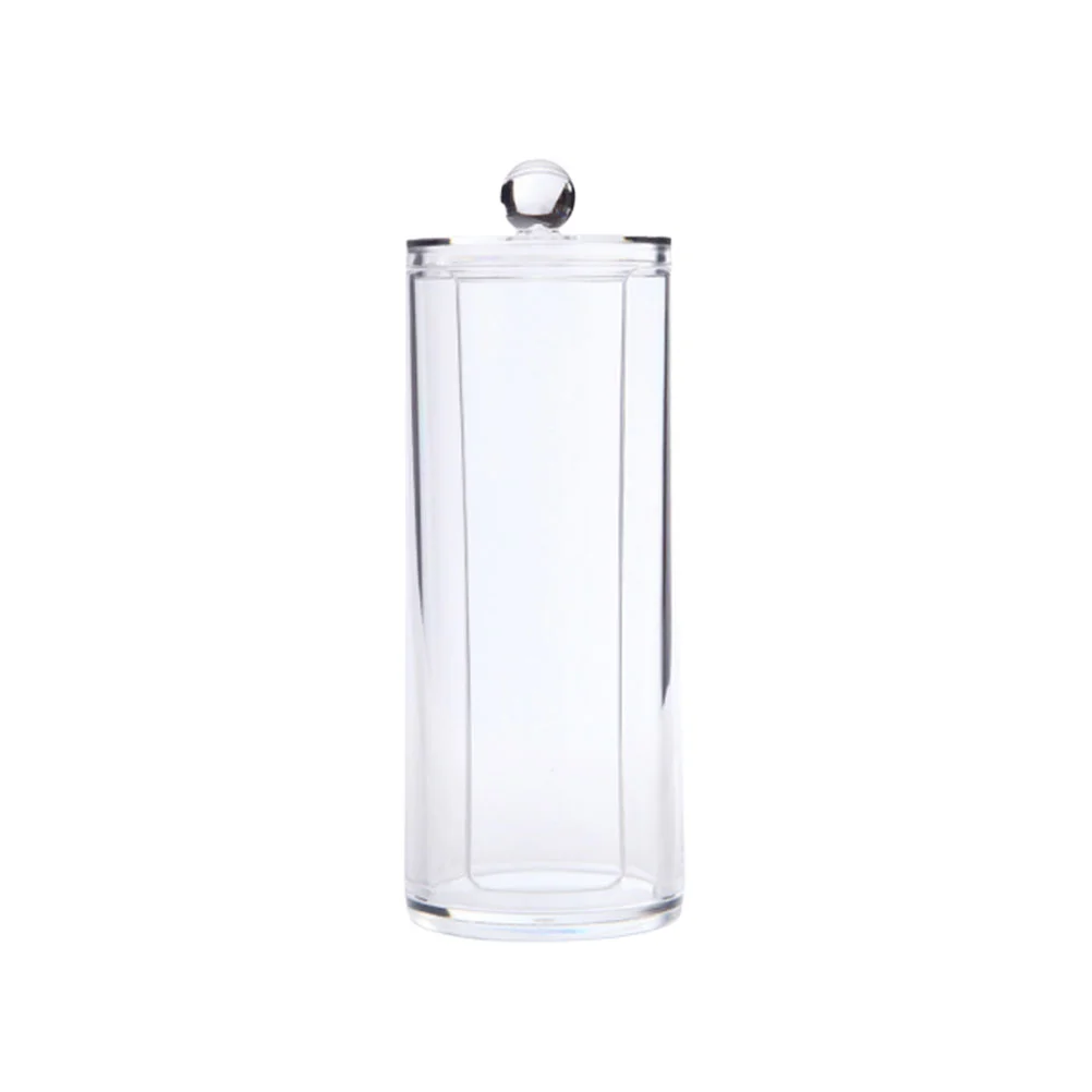 

Cotton Container Swab Storage Pad Pads Jars Jar Dispensercontainers Organizer Round Makeup Clear Apothecary Holderbox