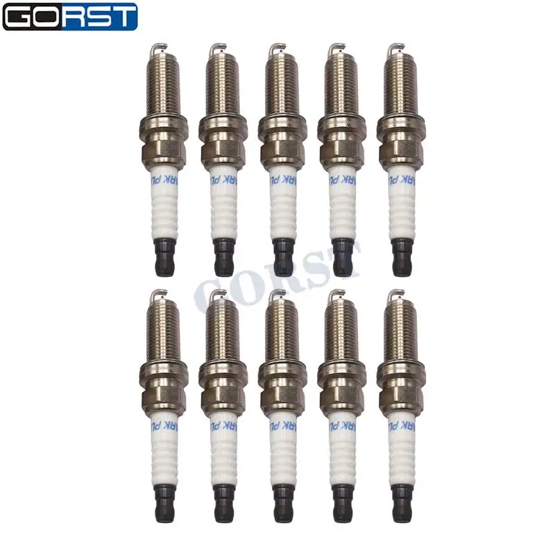 Фото 10 шт. свечей зажигания 12120038349 для BMW E60 E61 E63 E64 E81 E82 ZKBR7A-HTU 12120034091 №1