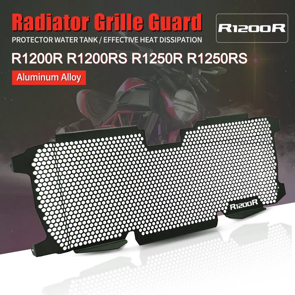 

Motorcycle Accessories Radiator Grille Guard Cover Stainless Protection CNC Aluminum For BMW R 1250 R Sport R 1250 RS 2019-2020