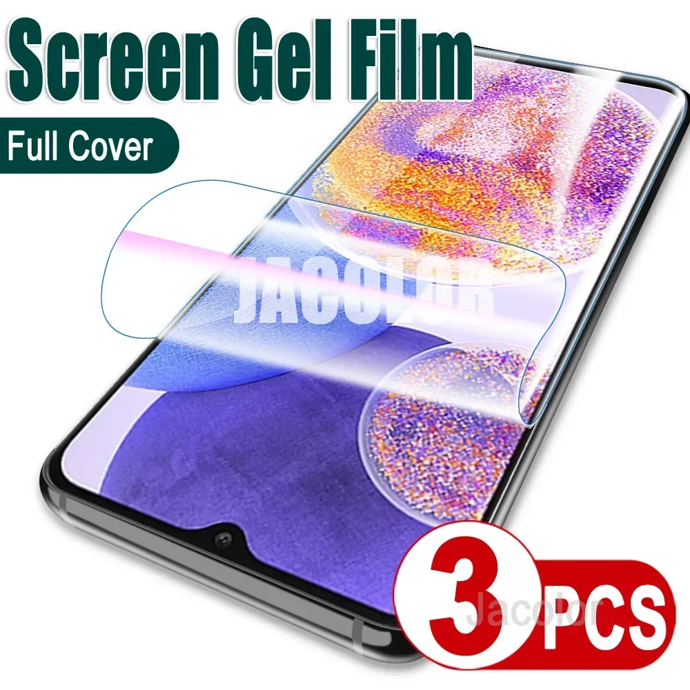 Гидрогелевая пленка 3 шт. Защитная для экрана Samsung Galaxy A23 A22 5G 4G A21s Sansung Galaxi A 22 23 21s 4