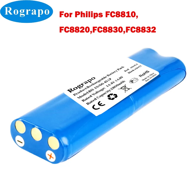 

New 14.8V 3000mAh Li-ion Battery Pack For Philips FC8810 , FC8820 , FC8830 , FC8832 FC8932 Robot Vacuum Cleaner