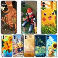 pokemon wallpaper phone cases for iphone 13 pro max case 12 11 pro max 8 plus 7plus 6s xr x xs 6 mini se mobile cell