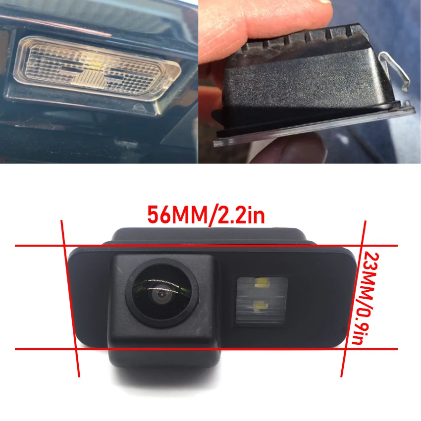 CCD HD Автомобильная камера заднего вида для Ford Focus Hatchback MK2 Fiesta S-max Kuga Mondeo Резервная