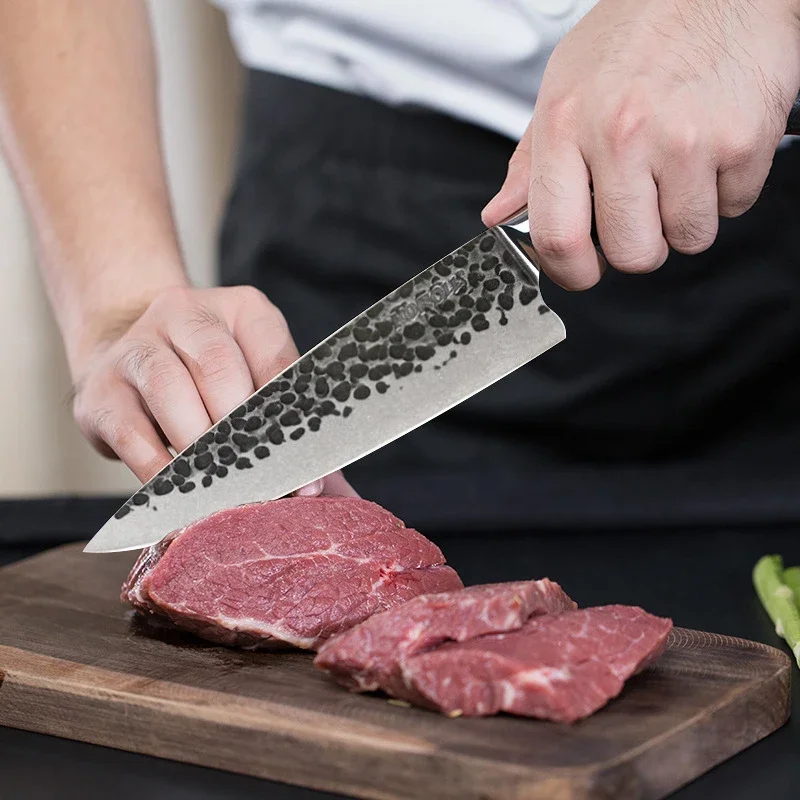 Набор профессиональных японских ножей шеф-повара кухонный комплект ручной ковки