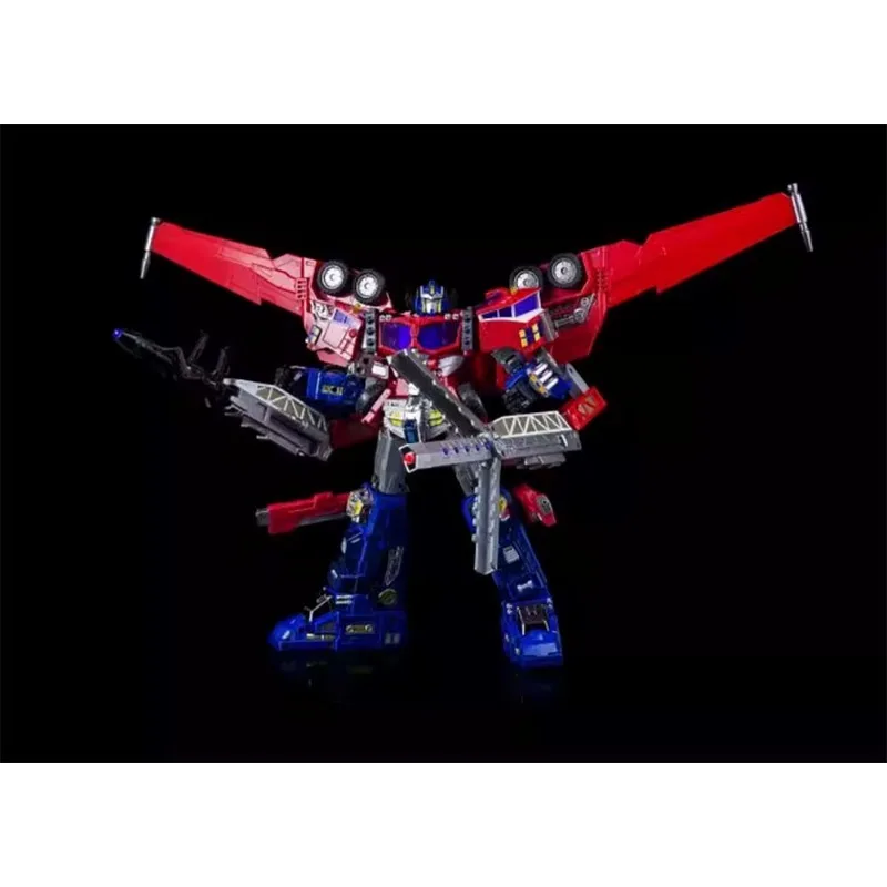 Новинка в наличии Transform Robot Toy and Roll Out TR-02A Commander of Star OP Galaxy Convoy Metallic Ver. Фигурка