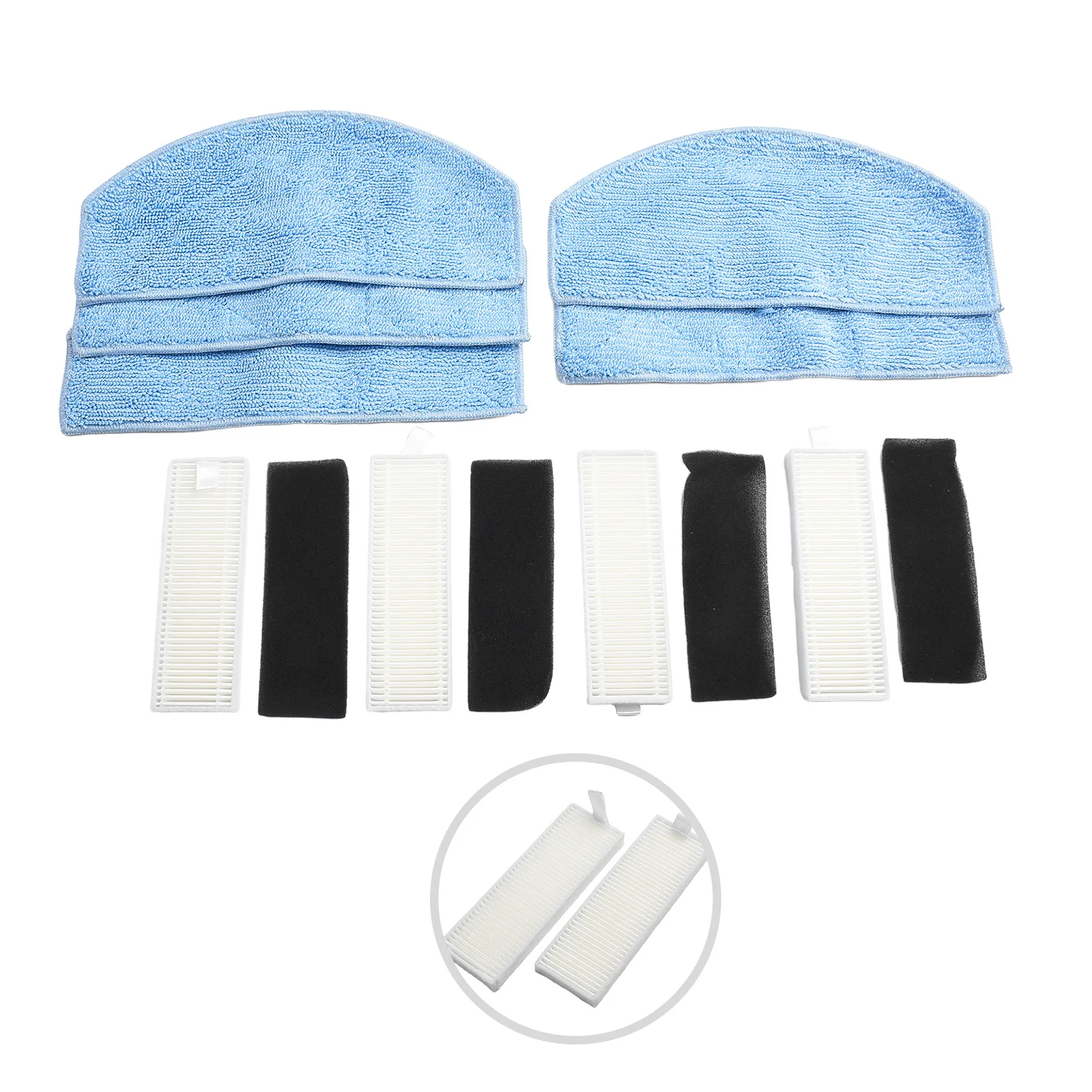 Сменный набор чистящих средств для робота-пылесоса Laresar Evol 3 включает несколько