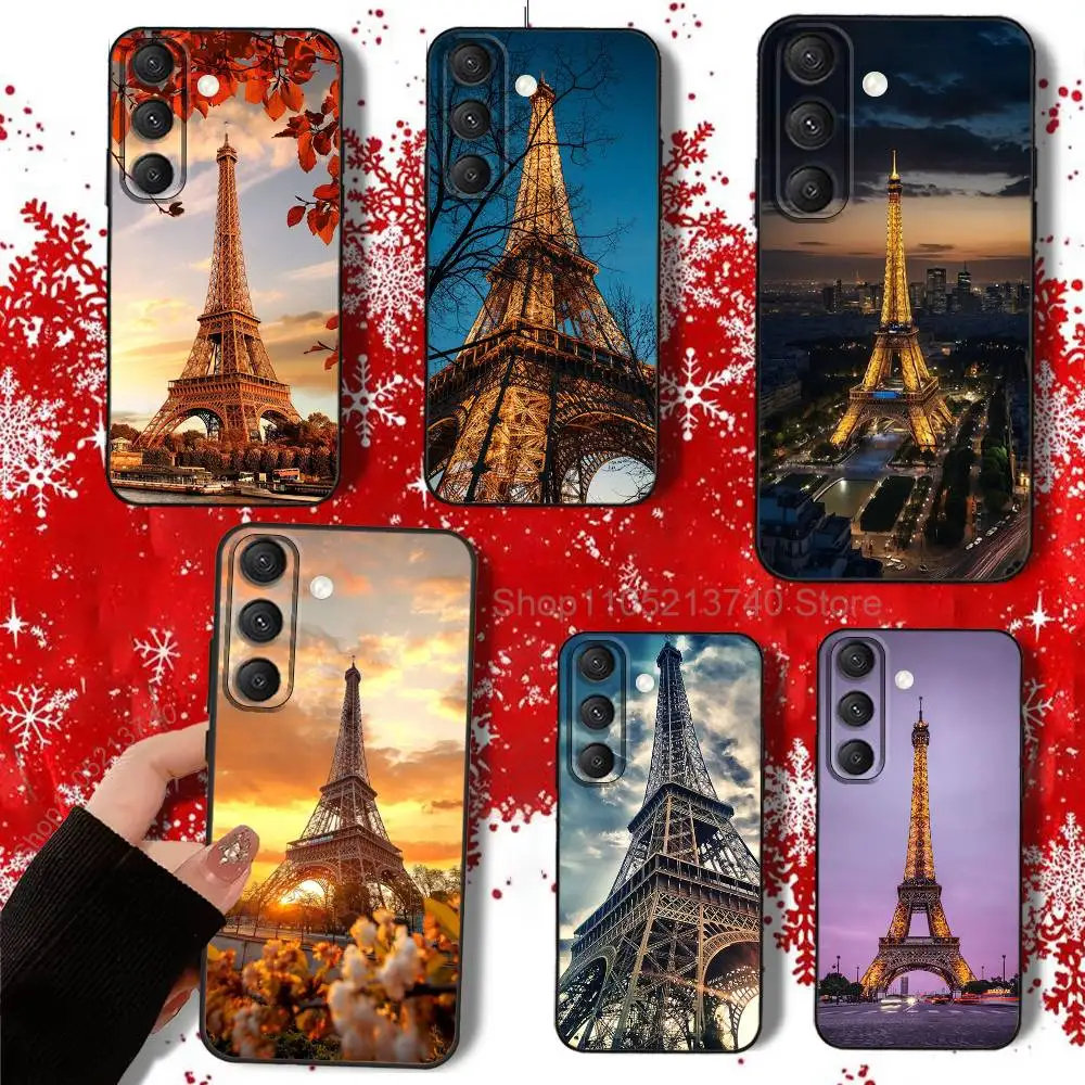 Фото Чехол для телефона P-Paris E-Eiffel Art TowerS для Samsung S22, S24, S20, S25, S23, S30, S21, Ultra, Plus, Fe, Lite 4G, 5G, черный мягкий чехол №1