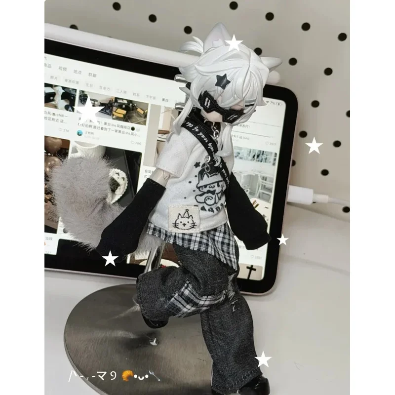 Фото Непригодная для еды кукла Lunar Lore Meow Meow Meow Power Series, подвесная карточка, 1/8 BJD, слепая коробка, загадочная доставка кукол в октябре. №4