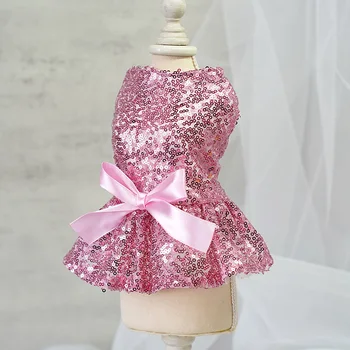 Pet Clothes Wedding Princess Dress Sweet Pet Clothing Dog Clothes Cat Costume Labrador Cute Cat Accessories Pet Supplies 1