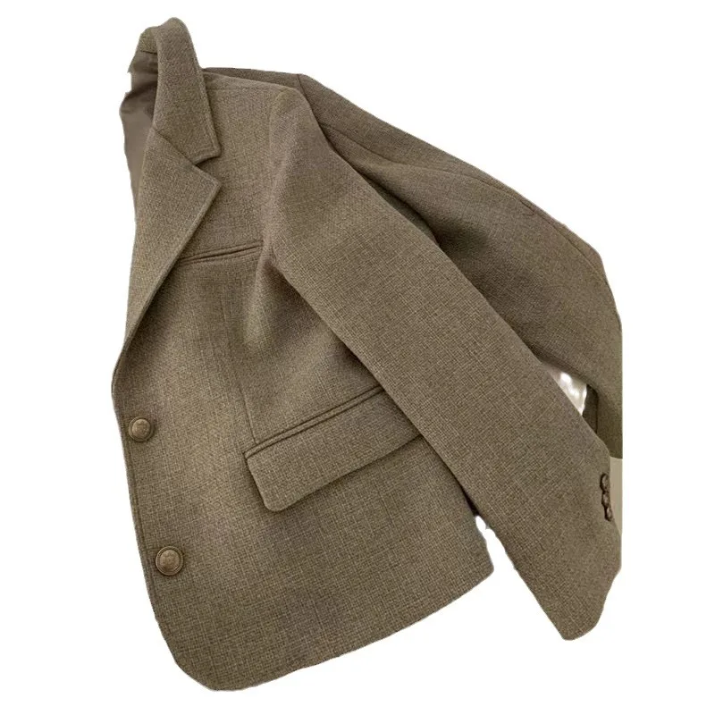 Утепленный Блейзер куртка зимняя молодежная одежда роскошный плащ шикарные и