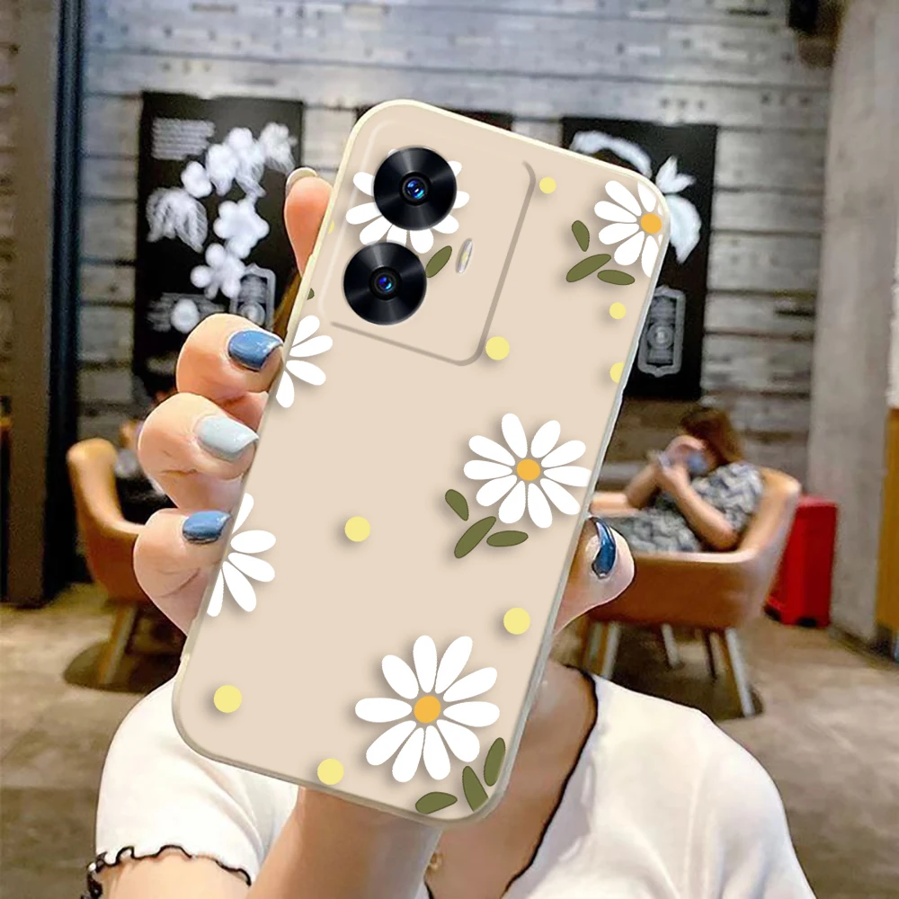 Чехол для телефона Pretty Little Flowers Realme C65 C63 C53 C35 C55 C33 C30 C21Y C20 C12 C11 GT 2 XT NARAO 20 30 50 Funda Capa