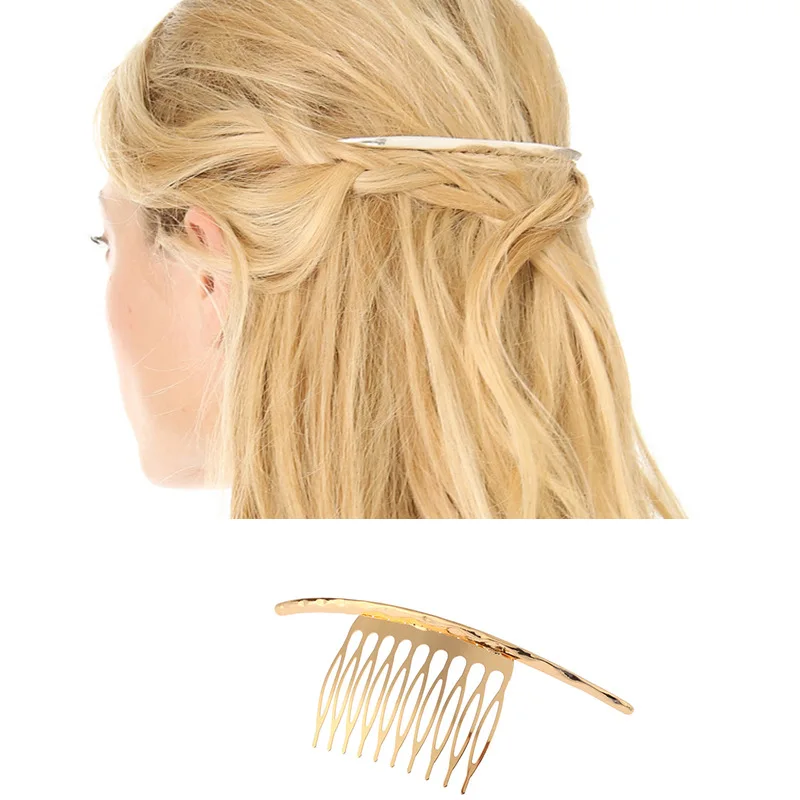 

One line long hair comb cute girl hair accessories simple bangs comb insert comb