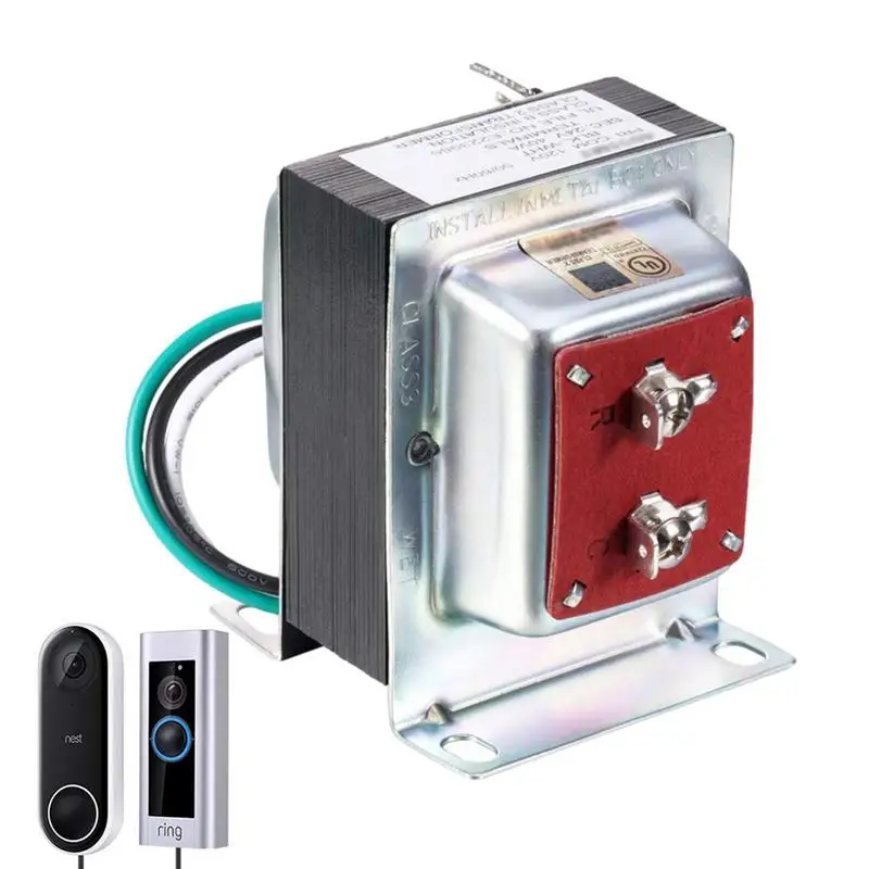 

Video Doorbell 16V 30VA Hardwired Door Chime Versatile For Doorbells & Home Appliances Universal Thermostat Power Adapter With