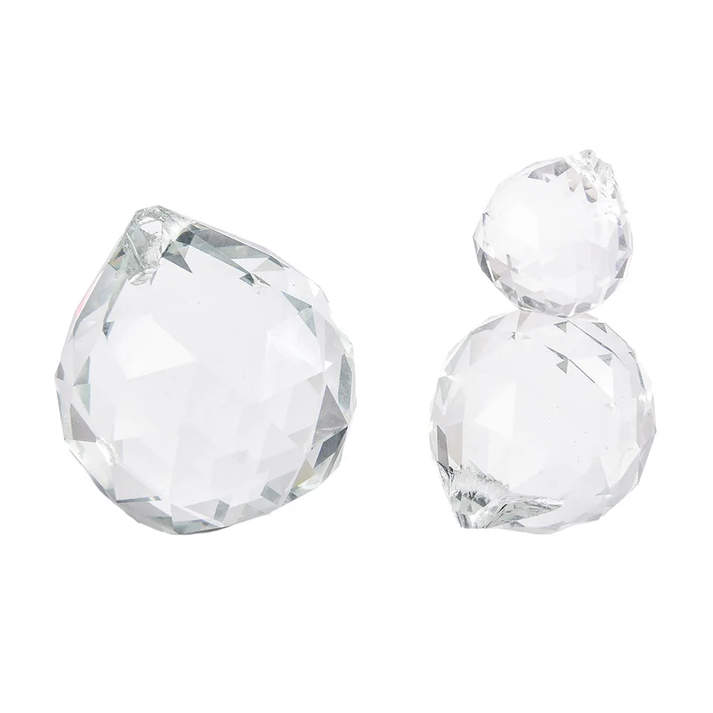 Домашний декор 20/30/40 мм прозрачный граненый стеклянный хрустальный шар призма