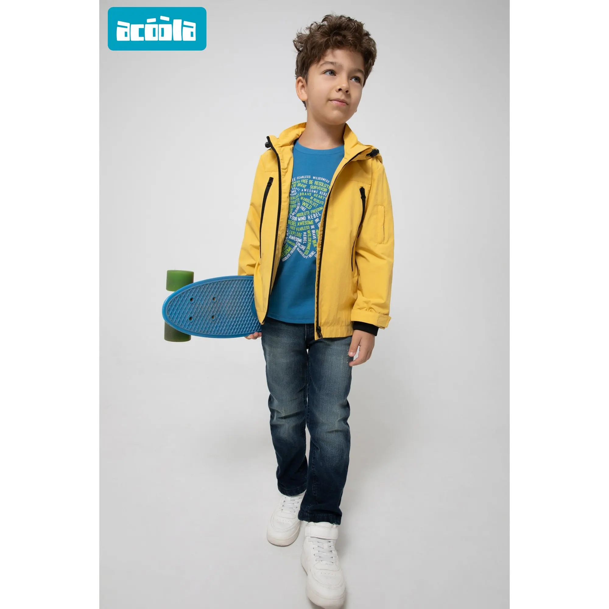 Джинсовые брюки утепленные для мальчиков Acoola | Детская одежда и обувь