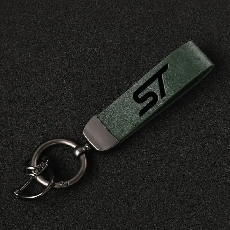 

Для Ford Focus ST Mondeo Fiesta Kuga Escape Explorer Fusion Edge ST брелок из натуральной кожи автомобильный брелок