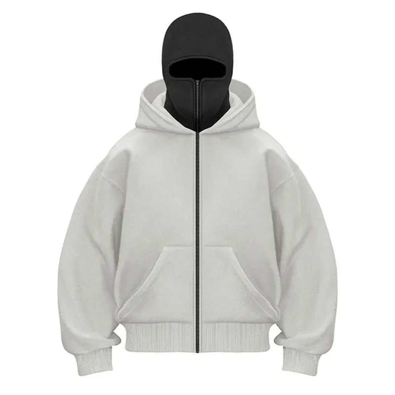 Готическая двойная шапка в стиле Харадзюку спортивная одежда новая зимняя