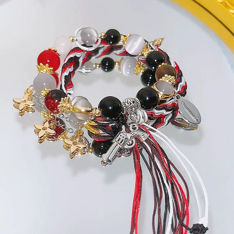 Браслеты Honkai со звездами и рейками браслет с бусинами для женщин топаз модные