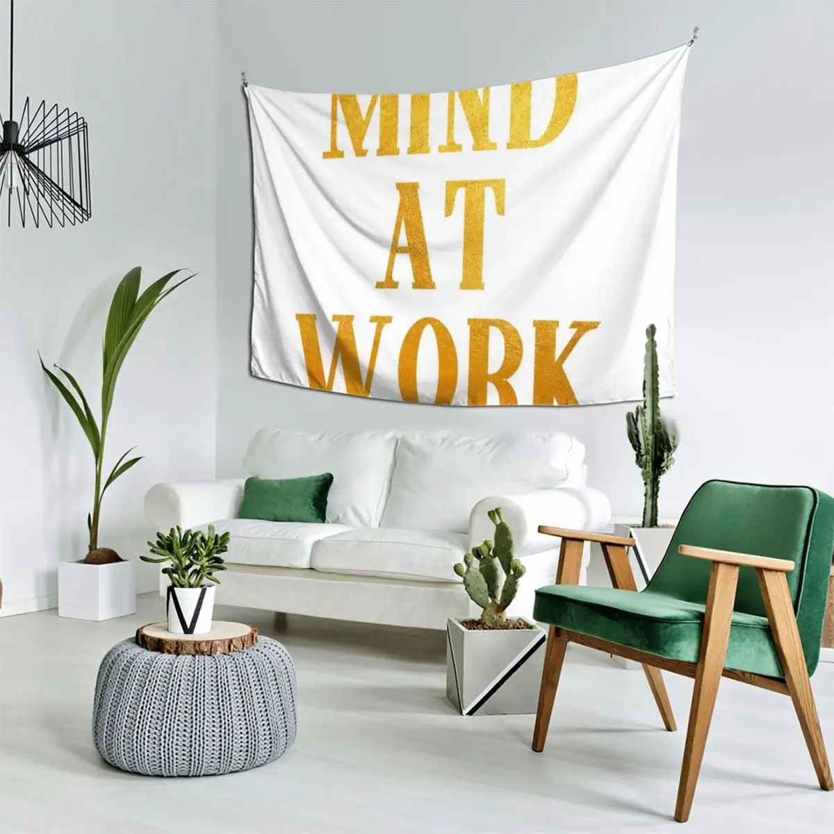 Разум на работе вдохновленный Анжелика Шайлер из Гамильтона гобелен роскошное