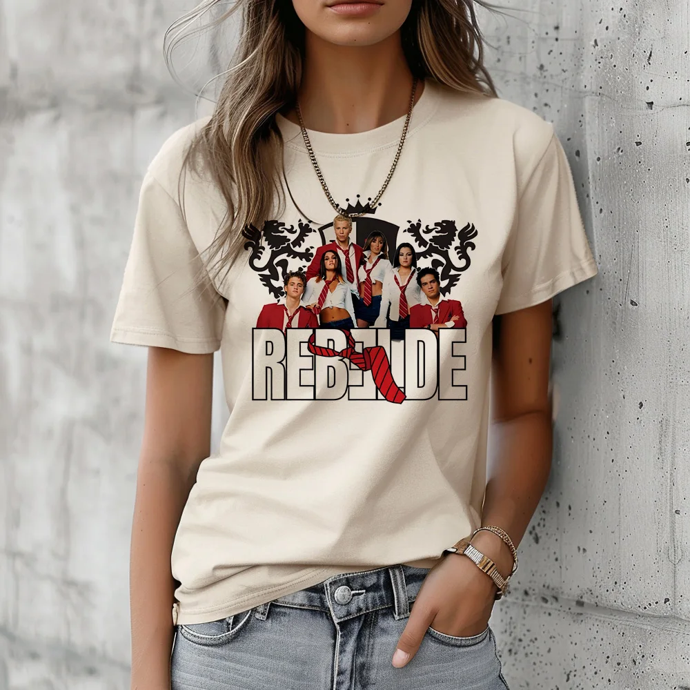 Rbd Топ для женщин японский harajuku Графический Тройник Женская аниме одежда