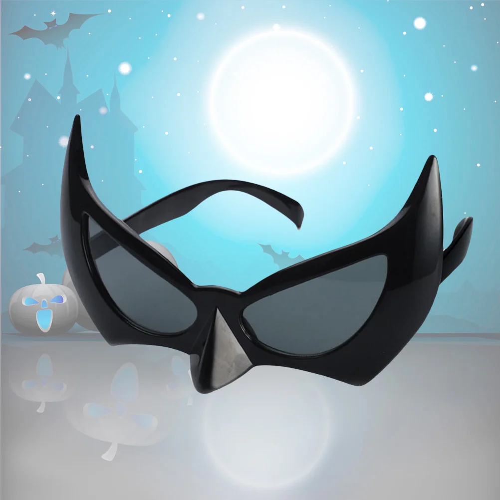

1 Pair Glasses Attractive Creative Bat Unique Photo Props for Festival Party