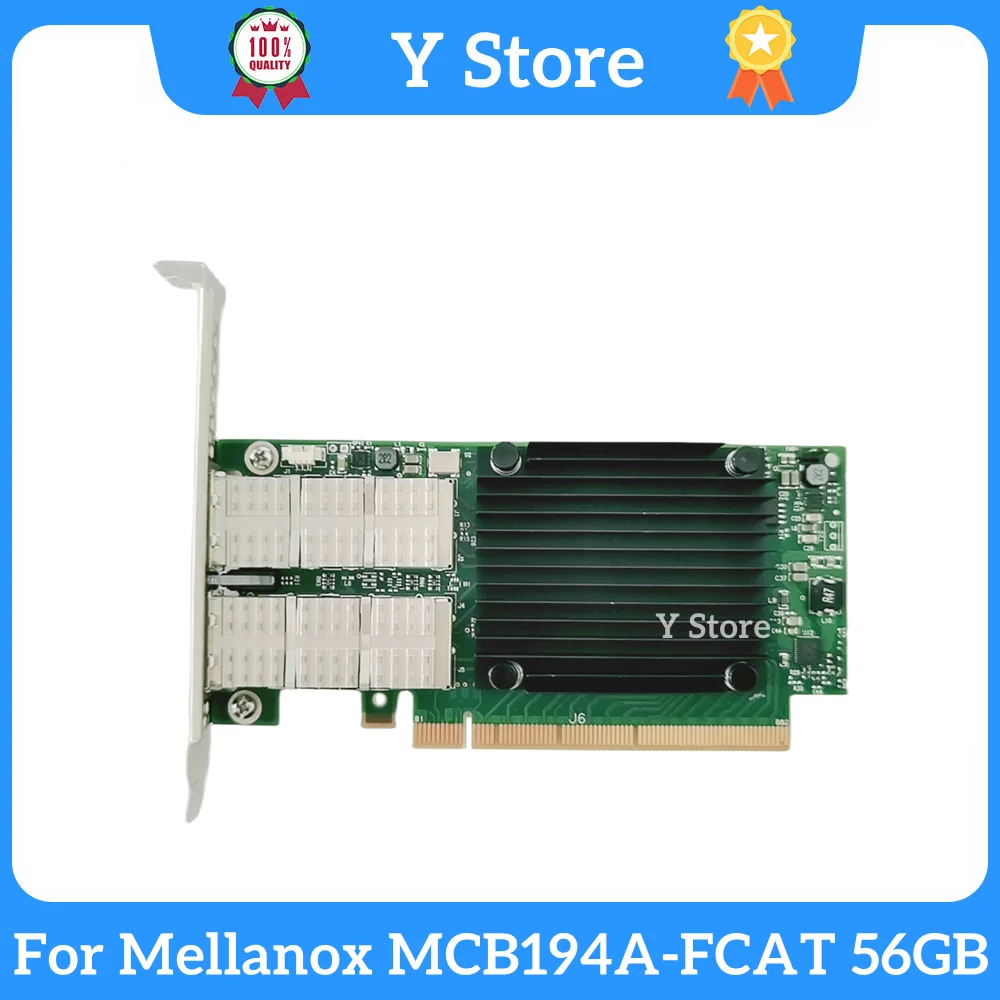 

Y Store For Mellanox MCB194A-FCAT Connect-IB 56GB IB Card CB194A Dual-port Optical Fiber card Fast Ship