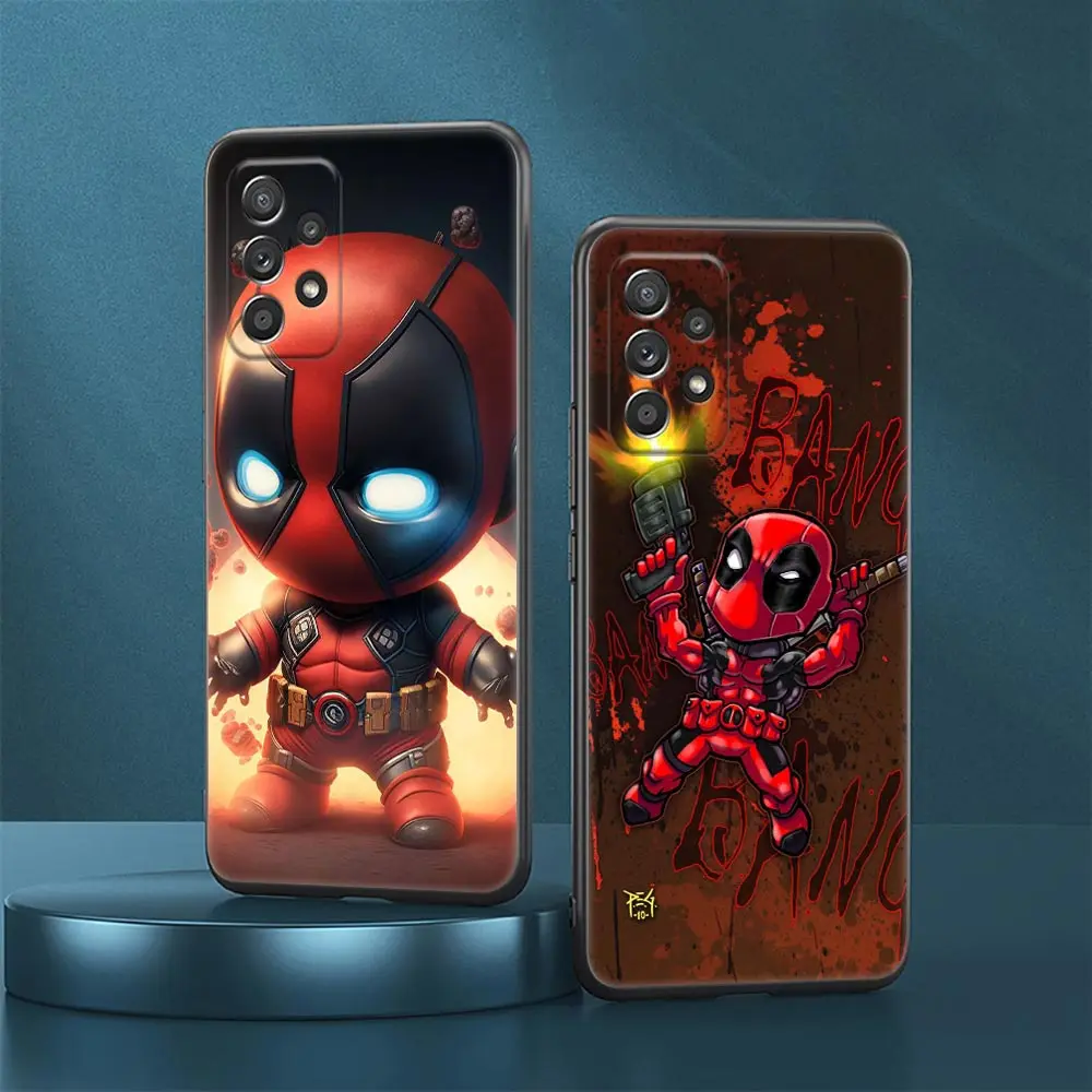 

Funny Chibi Deadpool Marvel Case For Samsung Galaxy A23 5G Cases A13 A24 A23 A12 A14 A21s A22 A01 A02 A03 A04 S Soft Phone Cover