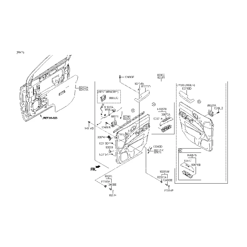 Складной переключатель управления для автомобильного Зеркала Kia Sedona карандаш