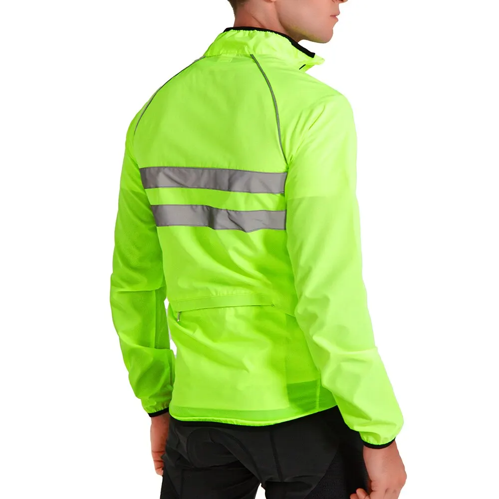 Men Cycling Windbreaker Long Jersey Lightweight Windproof Jacket Water Repellent Bicycle MTB Road Bike Clothing images - 6