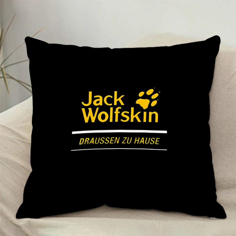 Квадратный Чехол Для Подушки Jack Wolfskin - Брендовая Домашняя Декоративная Подушка