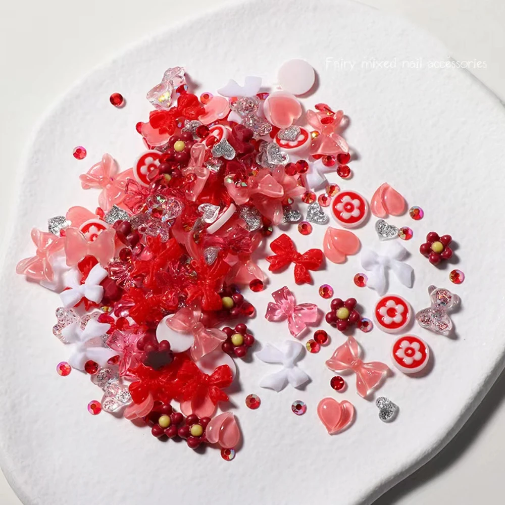 1 пакет сказочные разнообразные украшения блестки бант бабочка медведь подходят