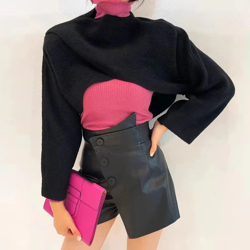 Южнокорейский шикарный осенне-зимний ретро-дизайн с воротником-стойкой самый