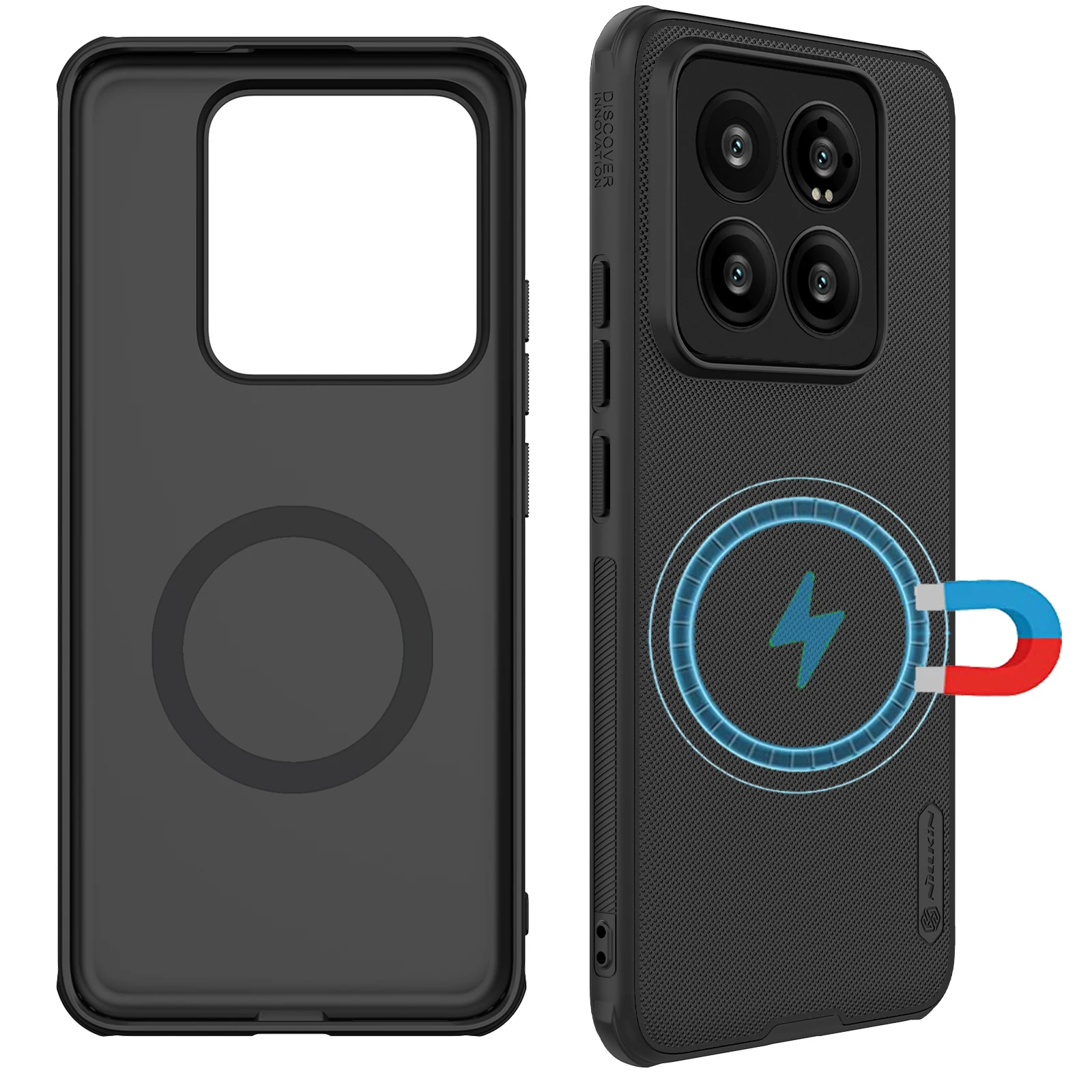 Магнитный чехол NILLKIN для Xiaomi mi 14T Pro совместимый с MagSafe тонкий матовый чехол-бампер