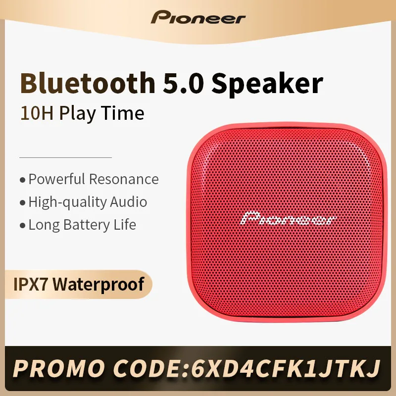 

Pioneer 501W DJ Speaker Bluetooth5.0 Wireless Portable Boombox IPX7 Waterproof Smart Audio Outdoor Travel Intelligence Subwoofer