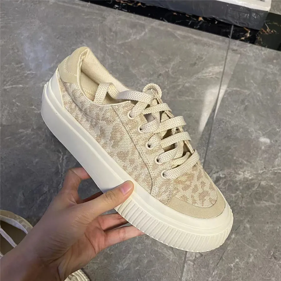 2024 модные леопардовые женские кроссовки повседневная спортивная обувь