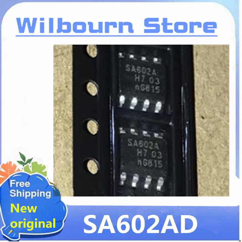 Новые оригинальные 50 шт./партия SA602AD SA602A SA602 SOP8 SOP 100% Новые искусственные