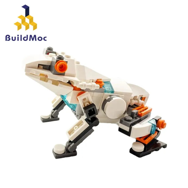 

Buildmoc Creative Mecha Frog Animals MOC Set Model Building Blocks Kit Toys for Children Animal Toy Kids Gifts 122PCS Bricks