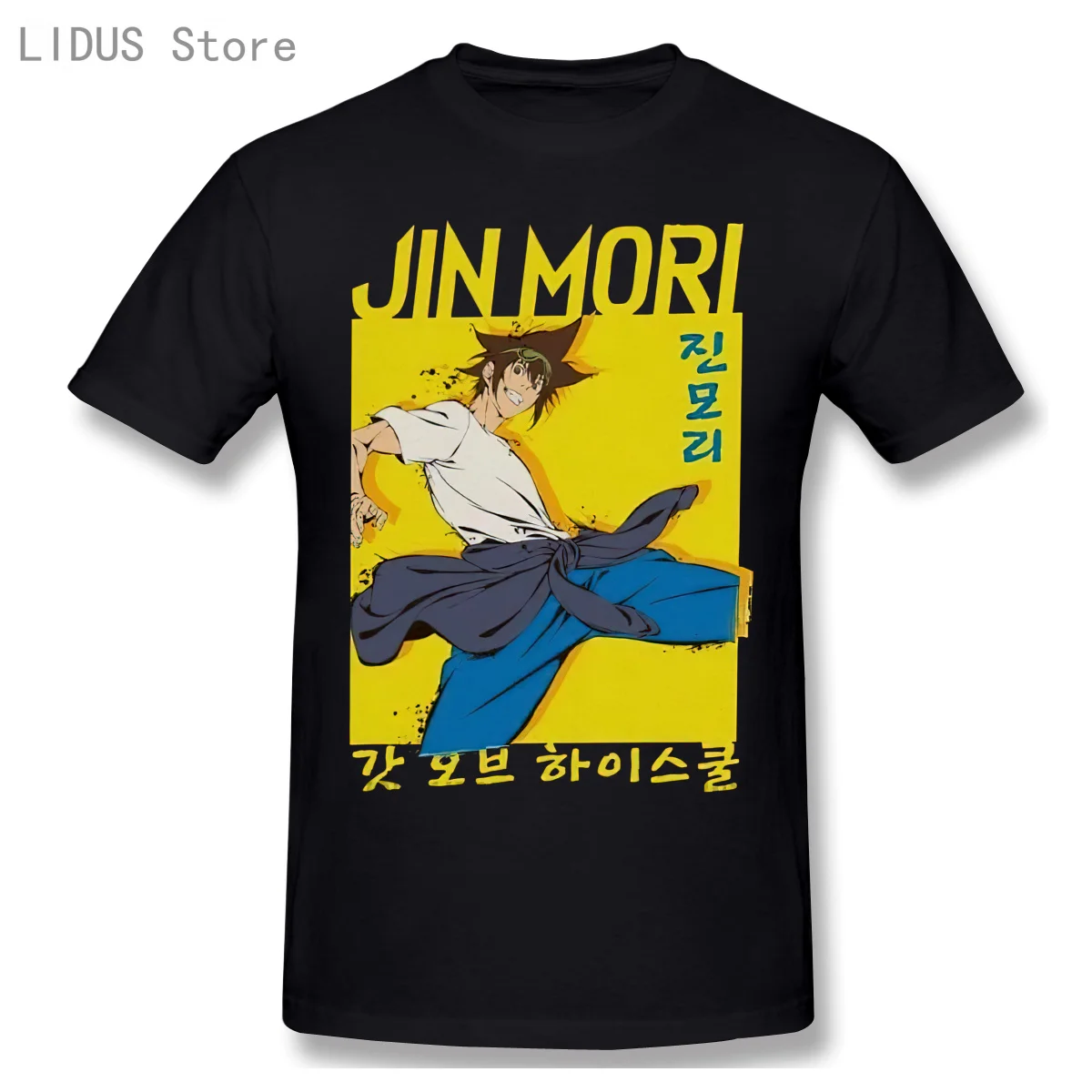 

2021 Fashion T Shirts Funny Mori Jin The God Of Highschool Short Sleeve Casual Men Fashion O-neck 100% Cotton T-Shirts Tee Top
