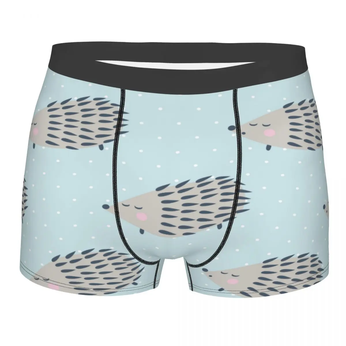 

Boxer Men Underpants Cartoon Hedgehog With Polka Dots Men's Panties Shorts Breathable Mens Underwear Briefs Sexy Boxers