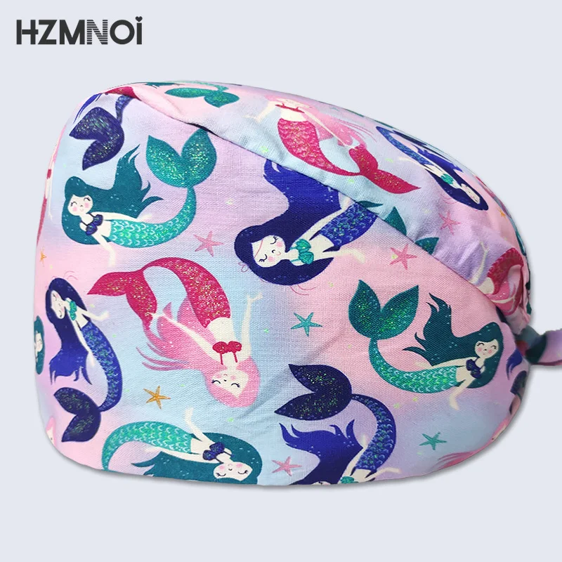 Индивидуальная модная шапочка с красочным принтом для женщин Регулируемая