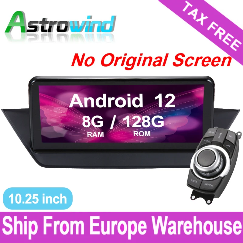 

12.5" 8G RAM Android 12 System Car GPS Navigation Media Stereo Radio ForBMW X1 E84, no original screen, offer idrive