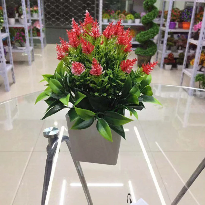 

1 Bunch Artificial Flowers Festive And Party Supplies Hydrangea Branch Plant For Home Room Wedding Bride Garden