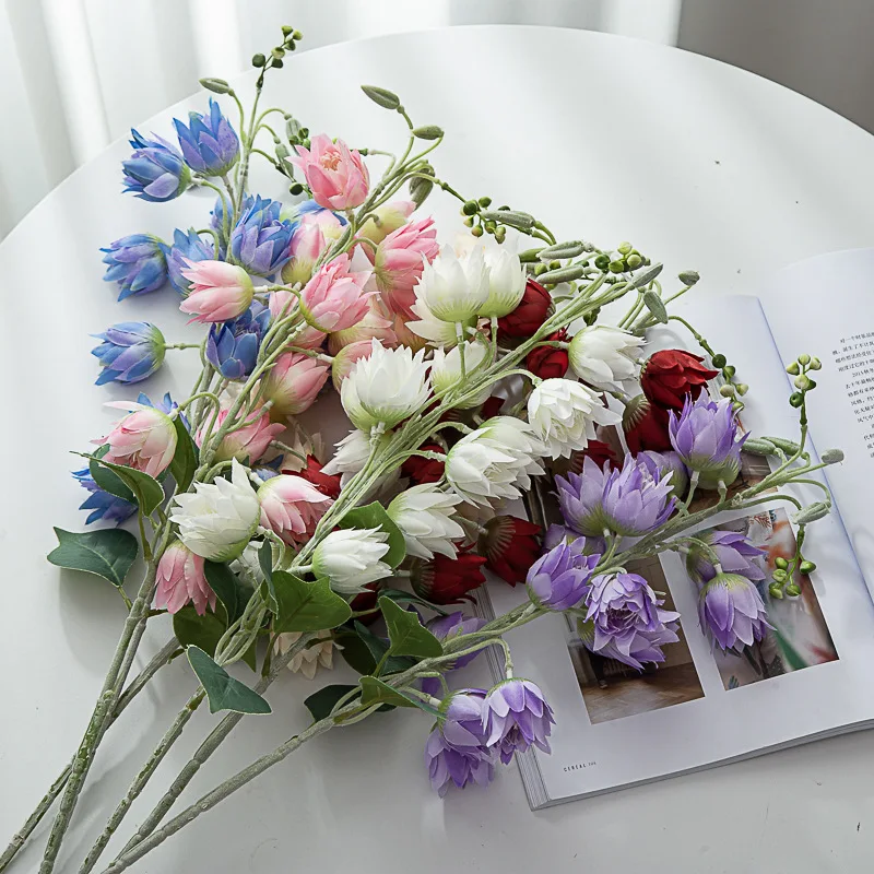 10 шт. искусственные цветы растения колокольчик Орхидея имитация детской