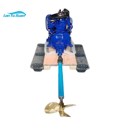 

China Sinooutput Reddingsboot Motor 380j-3 Met 20kw Inboard Jacht Motor Met Rs Certificaat 2 Takt