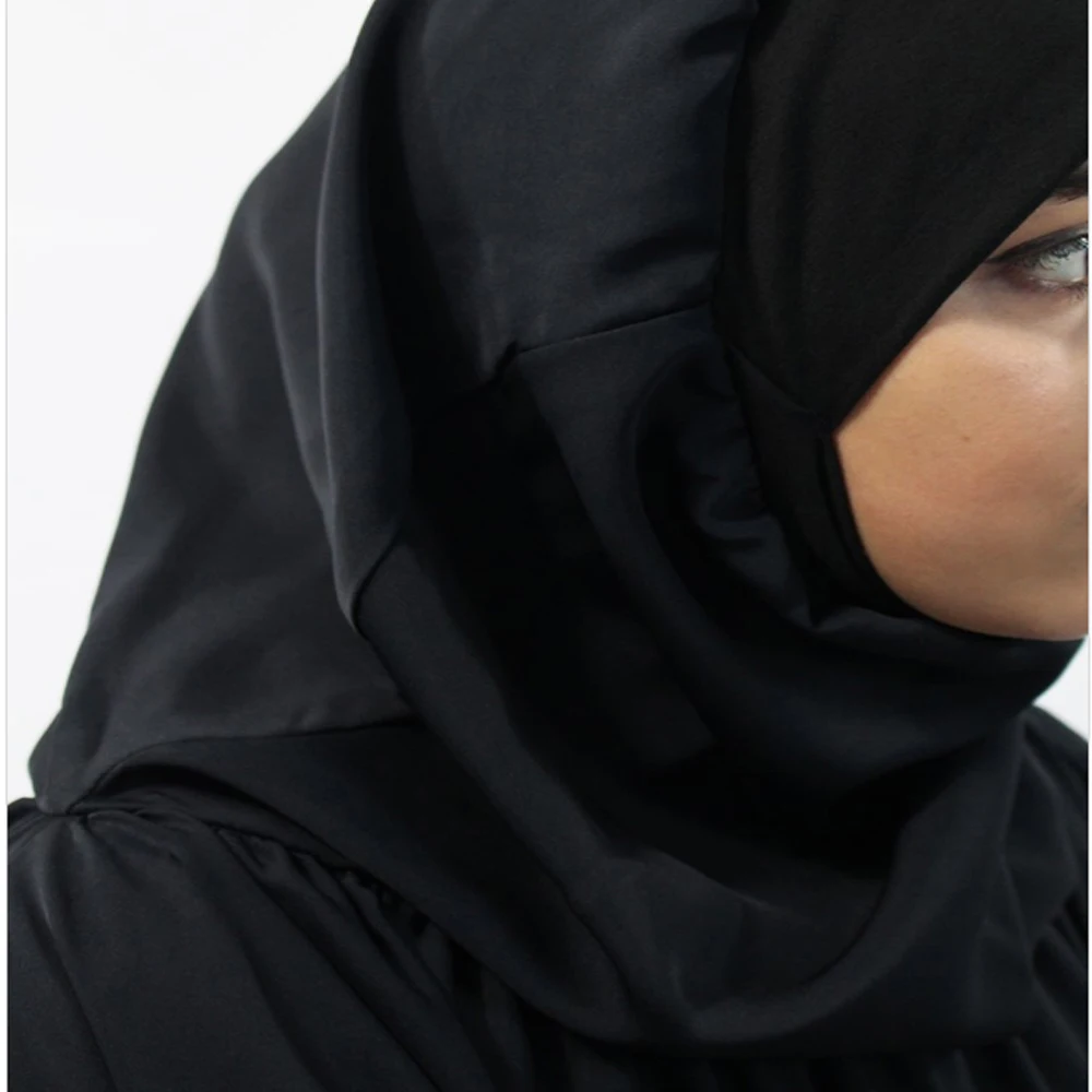 Muslim Women Hooded Abaya Prayer Garment Hijab Dress Arabic Robe Overhead Kaftan Khimar Jilbab Eid Ramadan Gown Islamic Clothes