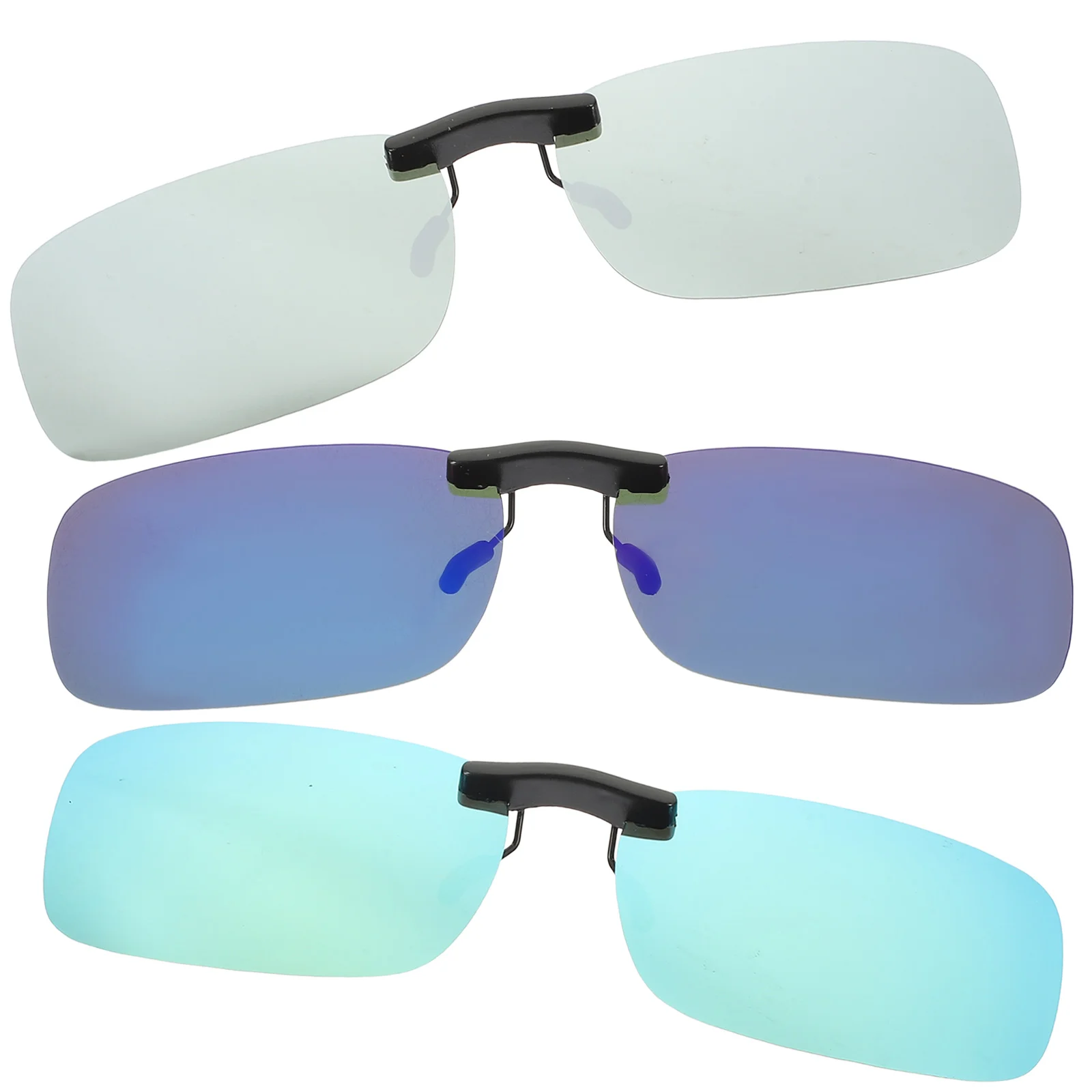 

Sunglasses Clip Glasses Men Driving Myopia Driver Glare Anti Up Polarised Over Rimless Shades Sun Protection Uv Mens Night Metal