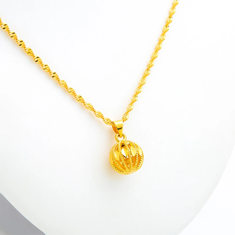 Фото Модное золотое ожерелье с песком глянцевые Переводные бусины аллювиальное